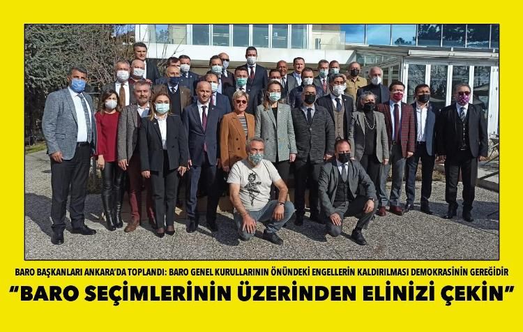 Baro seçimlerinin üzerinden elinizi çekin