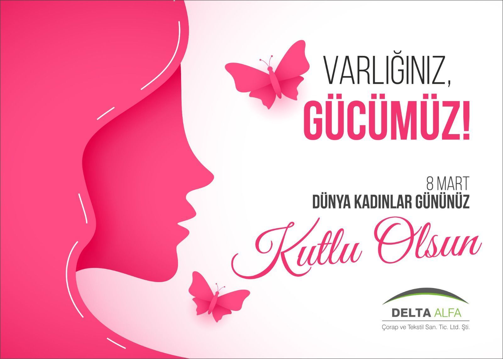 8 MART KADINLAR GÜNÜ KUTLU OLSUN